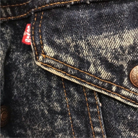 Levi’s Vintage Acid Wash Sherpa Jean Jacket - Picture 2 of 8